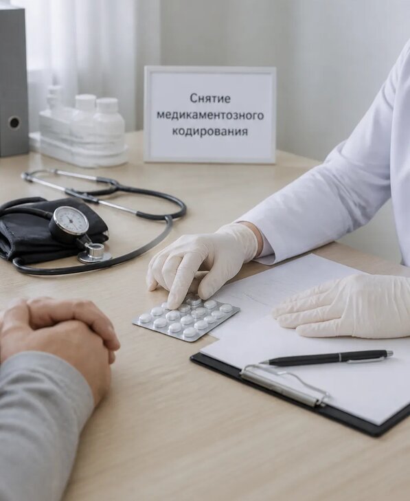 Снятие медикаментозного кодирования в Белореченске от 5072 р. | Медзона